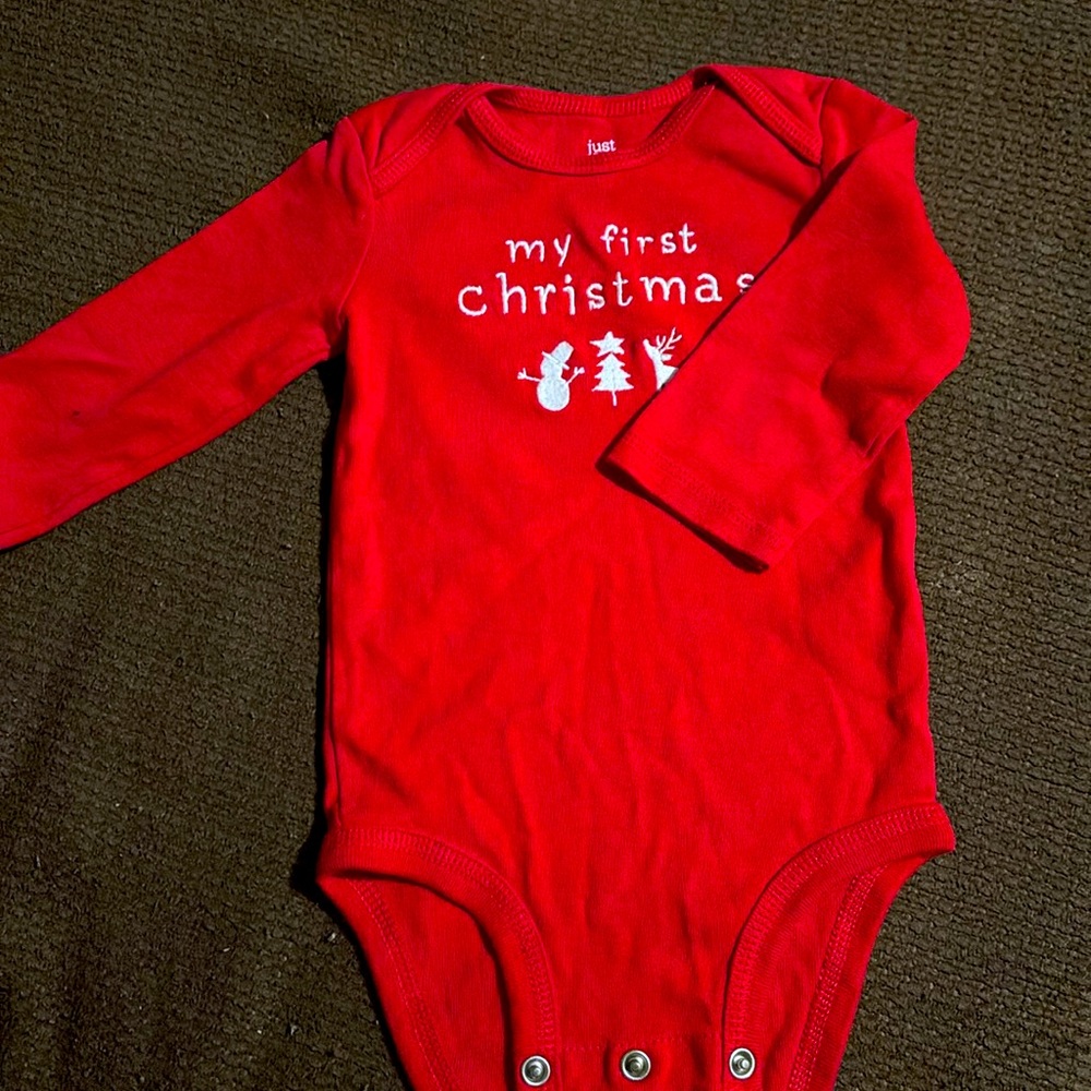 Just one you “my first Christmas” size 6 months onesie